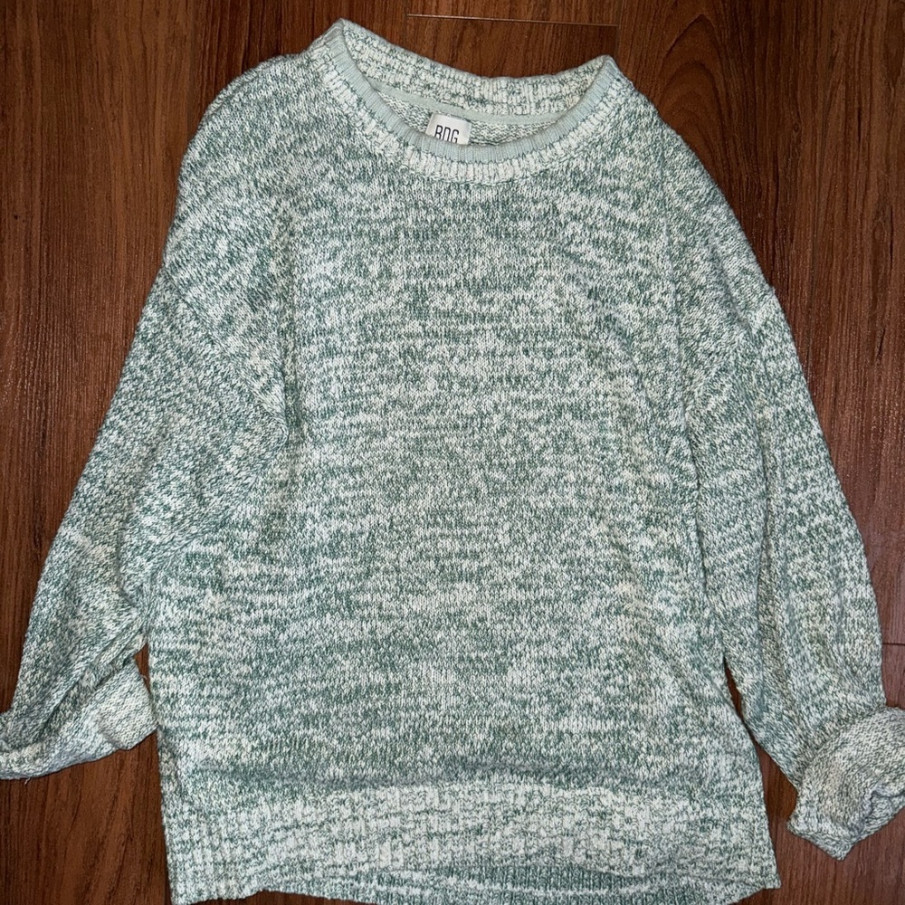 BDG Green Men’s Crew Neck Sweater